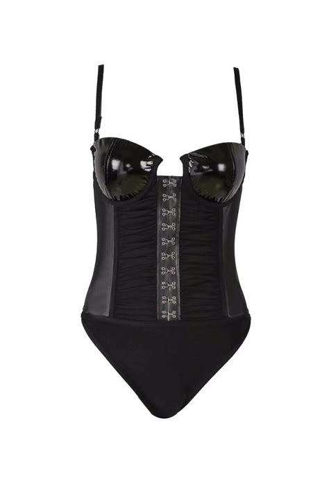 2018 New Arrival Black Button Beach Swimsuit Women Sexy Bodysuit