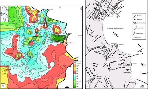 A Isopach Map Of The Plio Quaternary Sequences Of Eastern Tunisia