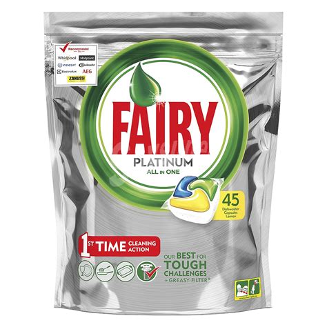 Fairy Lavavajillas M Quina Platinum Todo En Aroma Lim N En C Psulas Ud