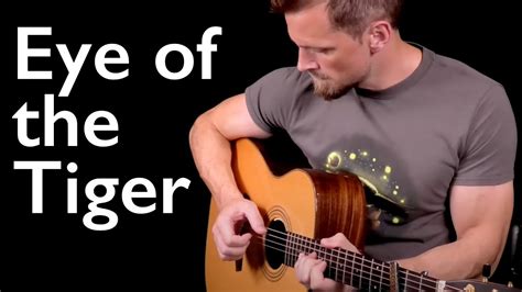 Eye Of The Tiger Survivor Fingerstyle Guitar Youtube