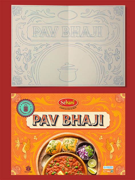 Pav Bhaji Packaging Design Concept Behance