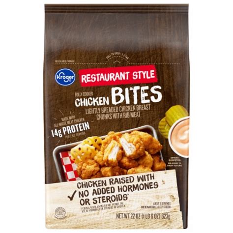 Kroger Fully Cooked Frozen Chicken Bites Oz Fred Meyer