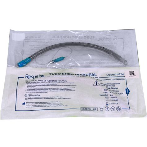 Tubo Endotraqueal C Globo Tipo Alma Acero Human Haim