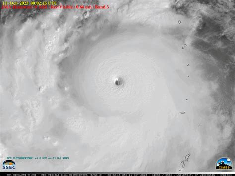 Super Typhoon Bolaven Reaches Category 5 Intensity CIMSS Satellite