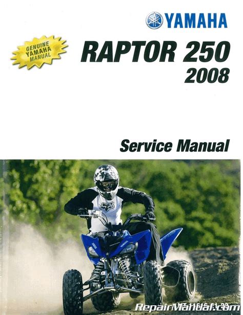 Yamaha Yfm Rx Raptor Atv Repair Service Manual