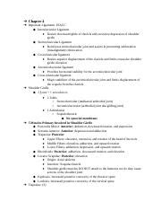 movement anatomy - Chapter 4 Important Ligaments ISACC Interclavicular Ligament Resists downward ...