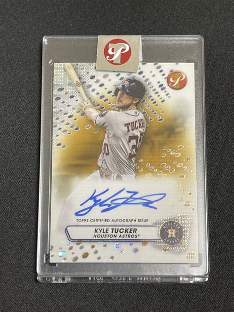 Yahoo Kyle Tucker Topps Pristineauto Gold