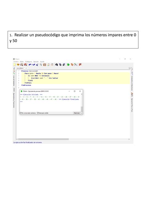 S12s1 Resolver Ejercicios Principios De Algoritmos 1 Realizar Un