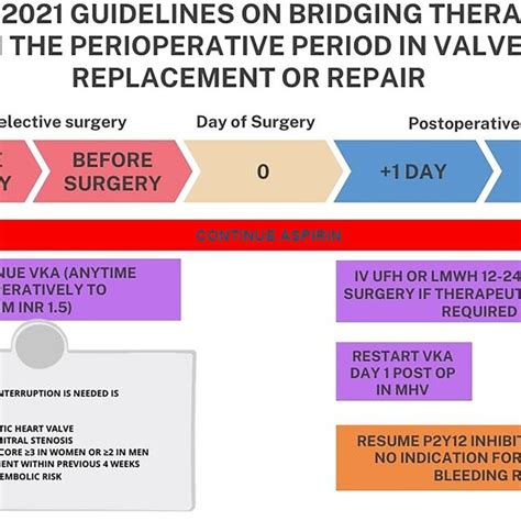 Esc Guidelines On Bridging Therapy In The Perioperative Period In