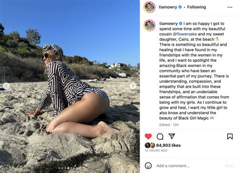 Show That Thang Tia Tia Mowry Shows Off Her Buns In Cheeky New Beach