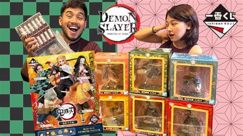 Unboxing The Entire Ichiban Kuji Demon Slayer Kimetsu No Yaiba The