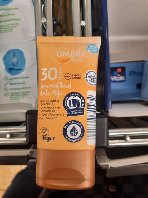 Ombra Sun 30 Hoch Sonnenfluid Anti Age INCI Beauty