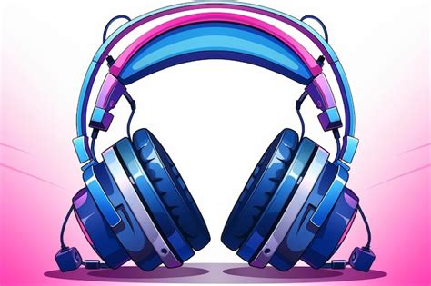 Auriculares De Dise O Plano Vista Frontal Configuraci N De Juegos Tema