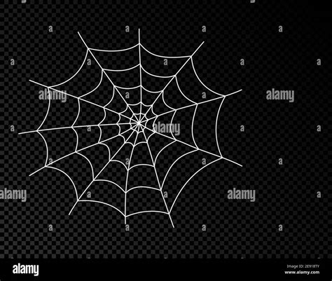 Spider Web Cobweb Vector Icon Spiderweb Border Circle Cartoon Net