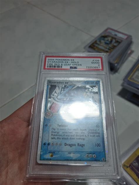 Gyarados EX Vintage Holo Slab PSA 2 Vintage Pokemon Fire Red Leaf