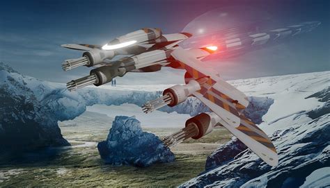 fighter plane space futuristic  photo  pixabay