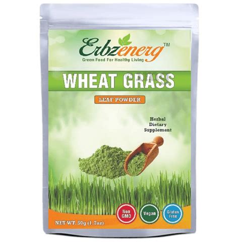 Erbzenerg Wheat Grass Leaf Powder Buy Packet Of 50 0 Gm Powder At Best