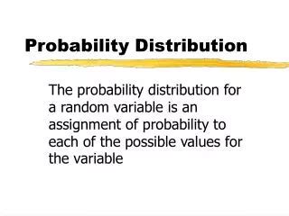 Ppt Joint Probability Distribution Powerpoint Presentation Free