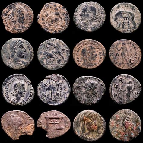 Lote De Monedas Romanas Originales Clasificables Lucernae Numism Tica