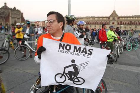 La Jornada En Rodada Ciclistas Piden Al GDF Una Ciudad Segura