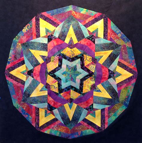 My Kaleidoscope Art Quilts Quilting Designs Hexagon Quilt