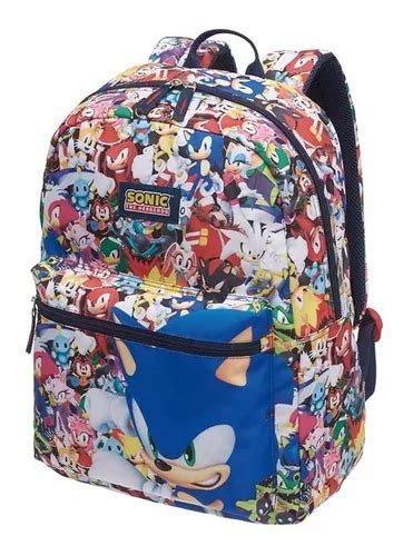 Mochila De Costas Sonic The Hedgehog Infantil Pacific Mercadolibre