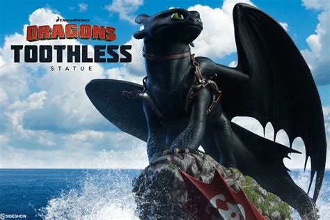 Toothless the Nightfury: Sideshow: Toothless Statue