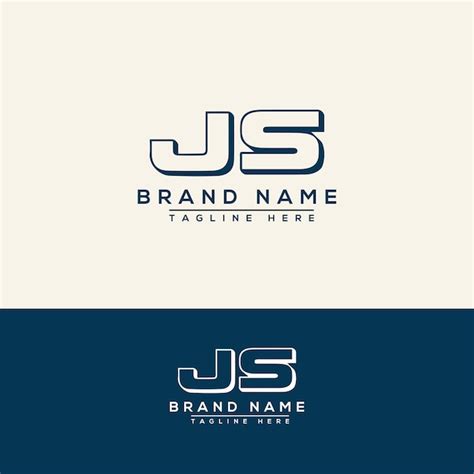 Premium Vector Js Logo Design Template Vector Graphic Branding Element