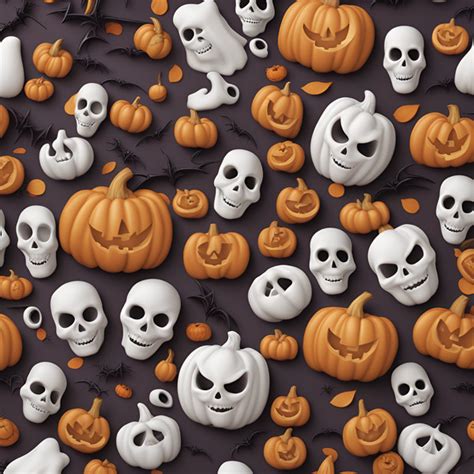 Halloween Digital Pattern Printable, Sublimation Paper 7 - Inspire Uplift