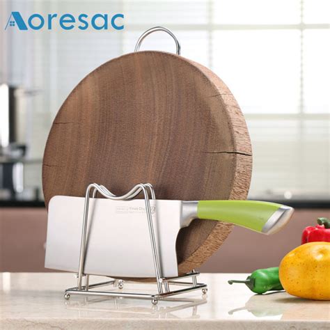 stainless steel cutting board holder chopping board stand rack kitchen