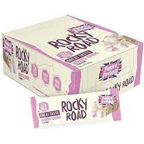 Punkd Protein White Choc Rocky Road 12 X 55g