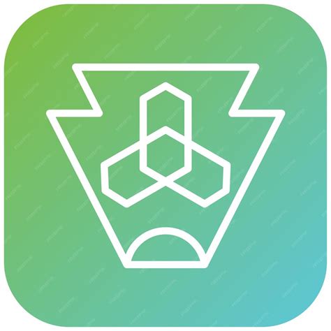 premium vector vector design futuristic keystone icon style