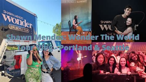 Shawn Mendes Wonder The World Tour Vlog Portland And Seattle Youtube