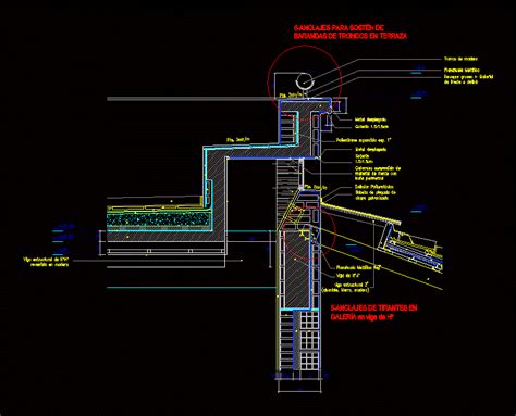 Cubierta Con Ventana Inclinada En AutoCAD Librería CAD