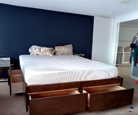 Wooden Platform Bed: DIY Plan and Guide DIY Plans Full Bed - Etsy