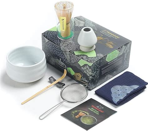 TEANAGOO Matcha Tea Set Japanese Tea Set Matcha Bowl Matcha Bamboo