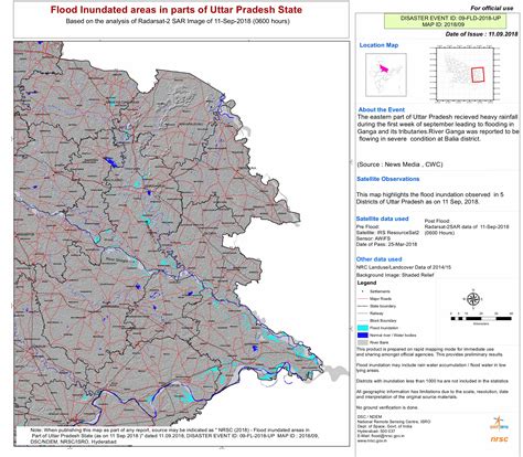 Pdf Flood Inundated Areas In Parts Of Uttar Pradesh Flood