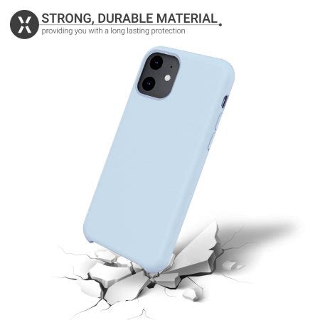 Olixar Soft Silicone Iphone Case Pastel Blue Mobile Fun Ireland