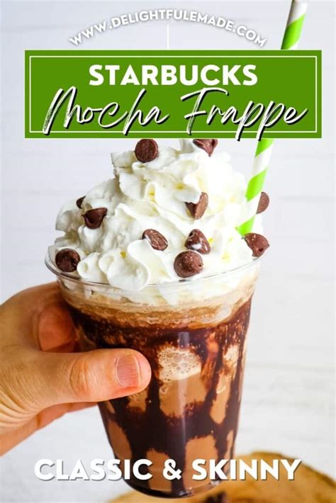 Easy Homemade Double Chocolate Chip Frappuccino Recipe