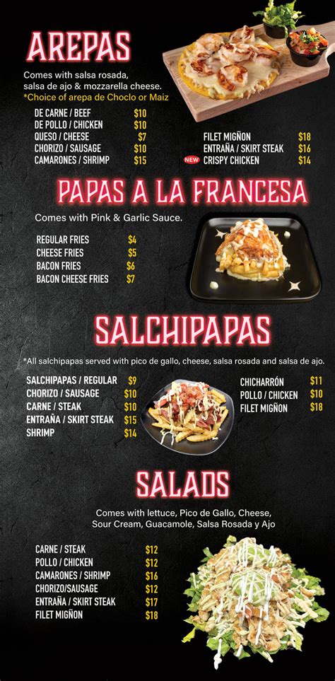 Salsa Bites Food Truck Menu at Deidra Mckoy blog