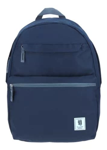 Mochila escolar Chenson Escolar 1818 color azul diseño lisa 27L