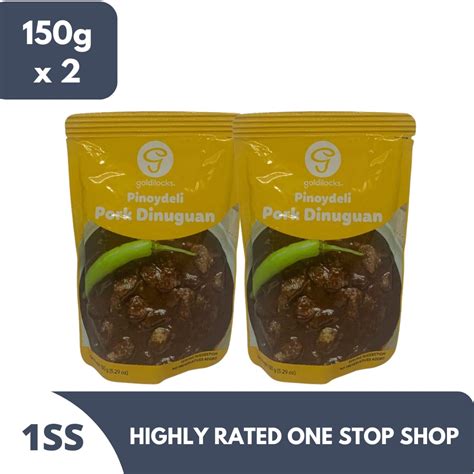 Goldilocks Pinoydeli Pork Dinuguan 150g X 2 Shopee Philippines