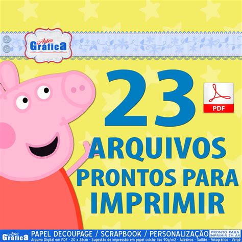 Peppa Pig Kit Pronto Para Imprimir Elo Atelier Yuwa Ciao Jp