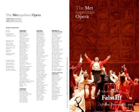 Falstaff Metropolitan Opera