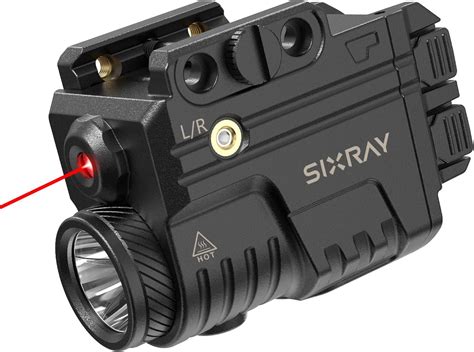 Sixray Green Laser And Flashlight For Pistol Rechargeable Pistol Light