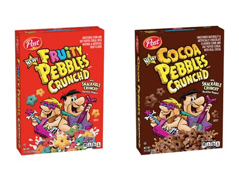 Post Introduces New Pebbles Crunchd Cereal With RockStar Shapes Chew