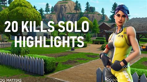 Fortnite Kills Solo Highlights Youtube