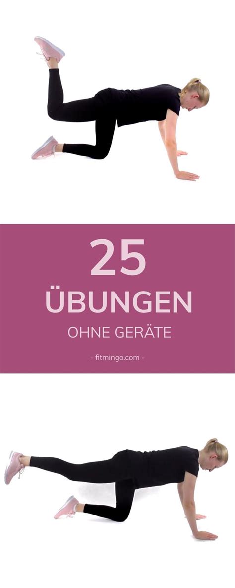 Pin auf Übungen ohne Geräte