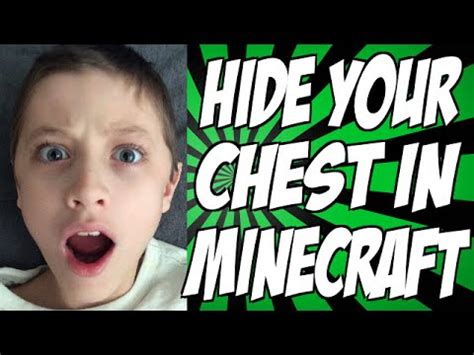 Best Way To Hide Your Chest In Minecraft Youtube