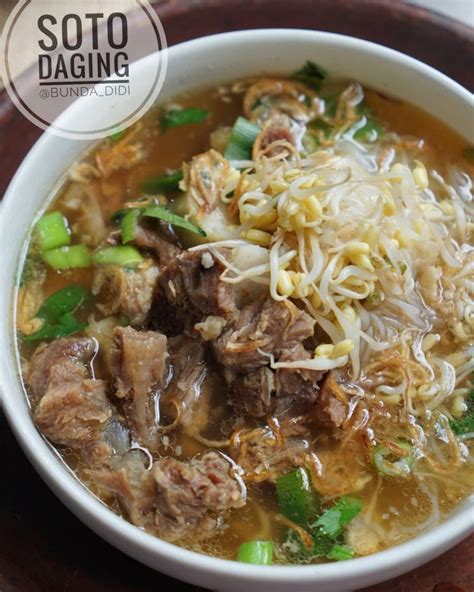 Resep Soto Daging Super Nendang Lezatnya, Temukan Tips Kuah Bebas Keruh ...